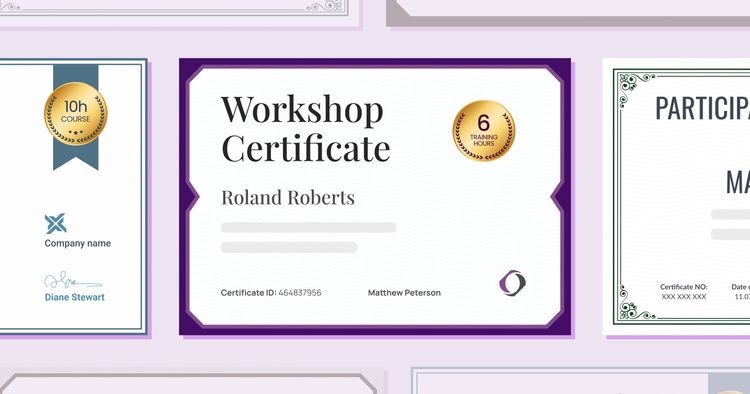 15 Workshop Certificate Templates to Download cover image