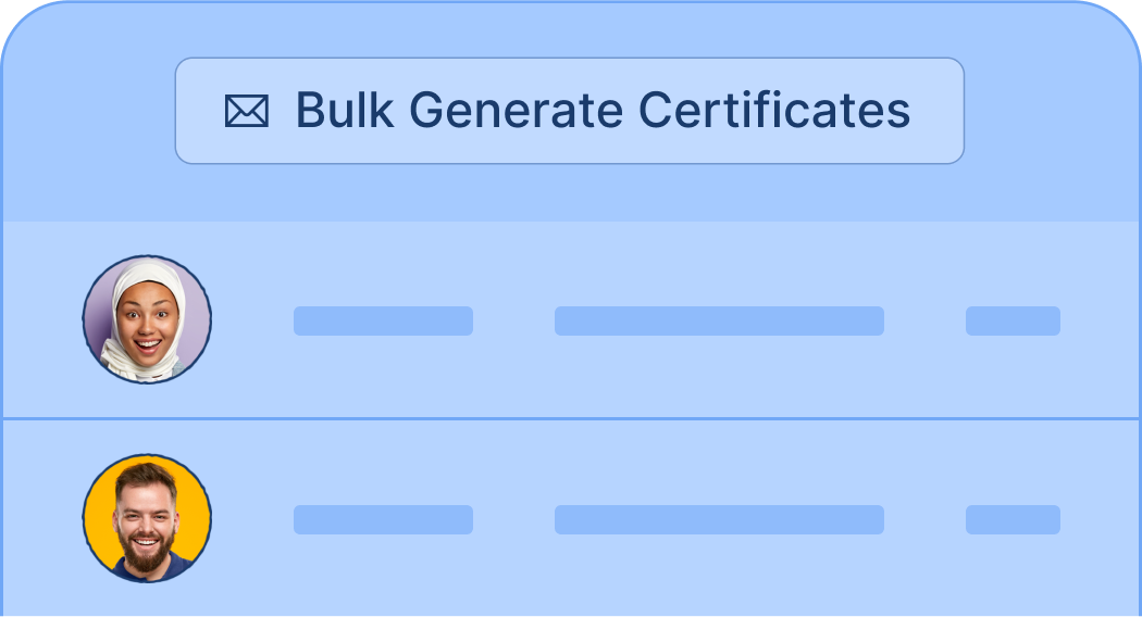 Save time on certificate issuing