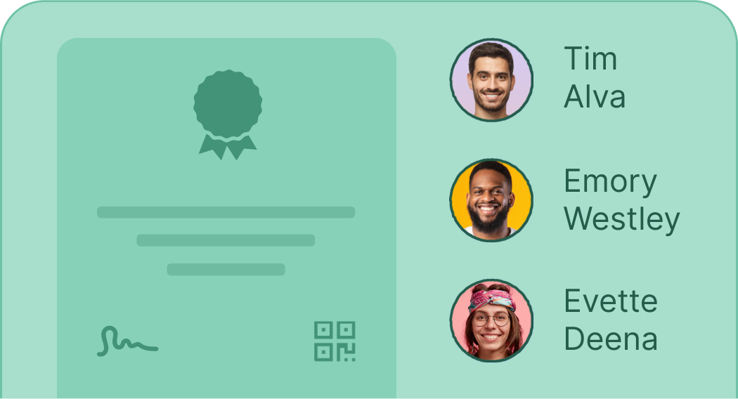 Give people proof of membership