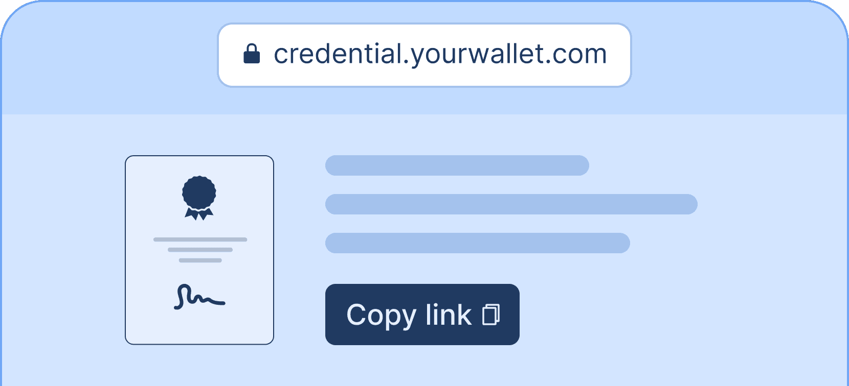 Create shareable credential urls - Certifier features Create shareable credential urls - Certifier features