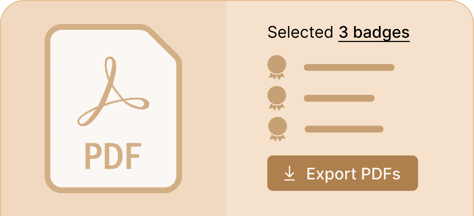 Export credentials into pdf - Certifier features Export credentials into pdf - Certifier features