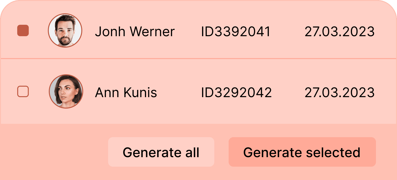 Generate manually - Certifier features Generate manually - Certifier features