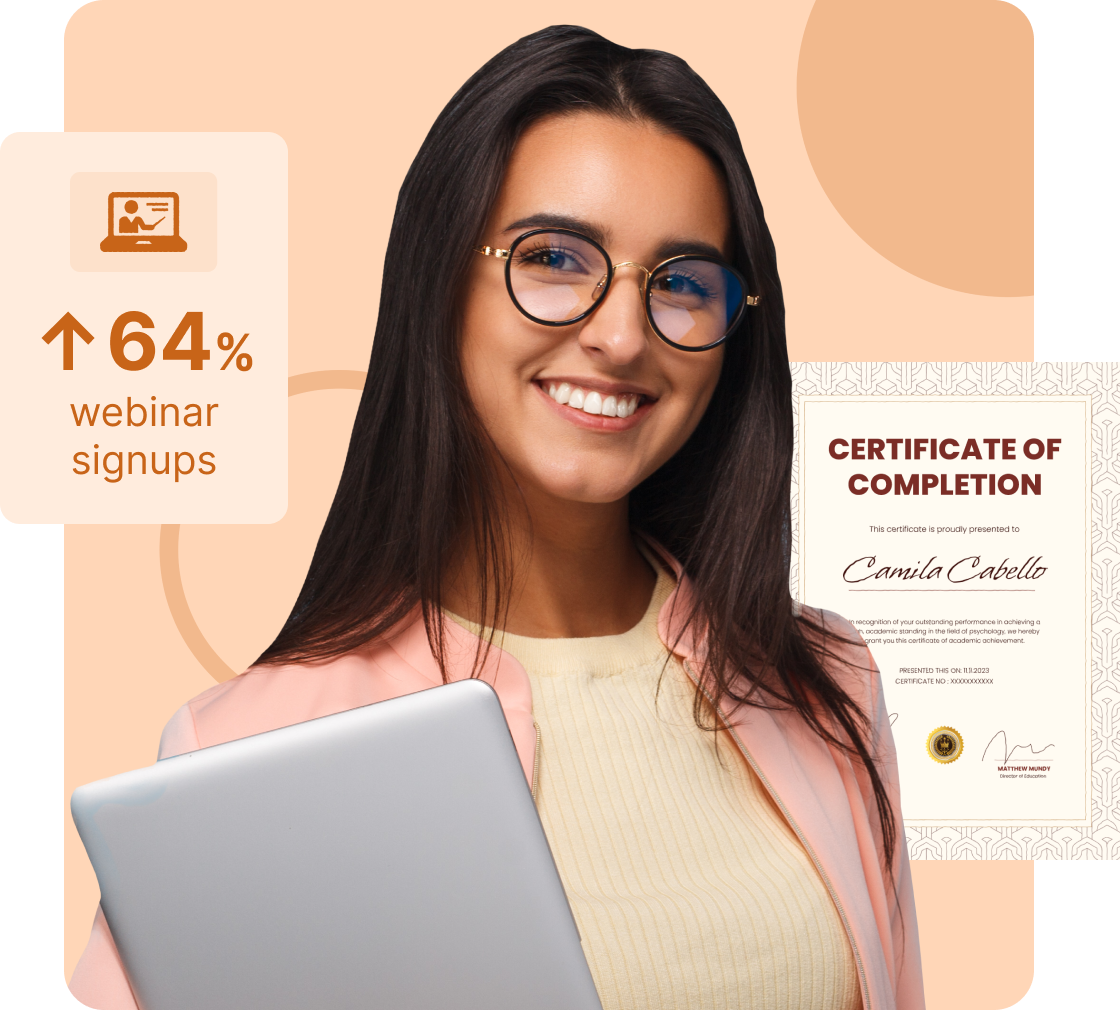 Drive demand for free courses with digital certificates & badges Drive demand for free courses with digital certificates & badges